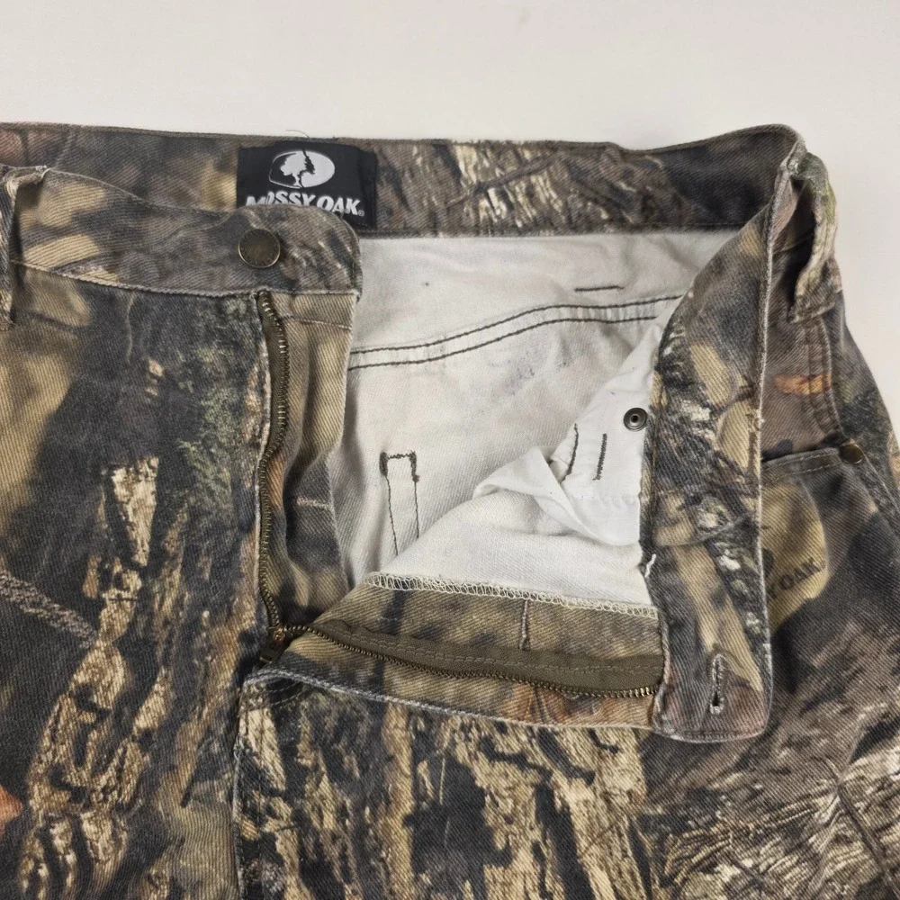 Mossy Oak Men's 38x30 Camo Hunting Pants Outdoor Casual Cotton Blend
